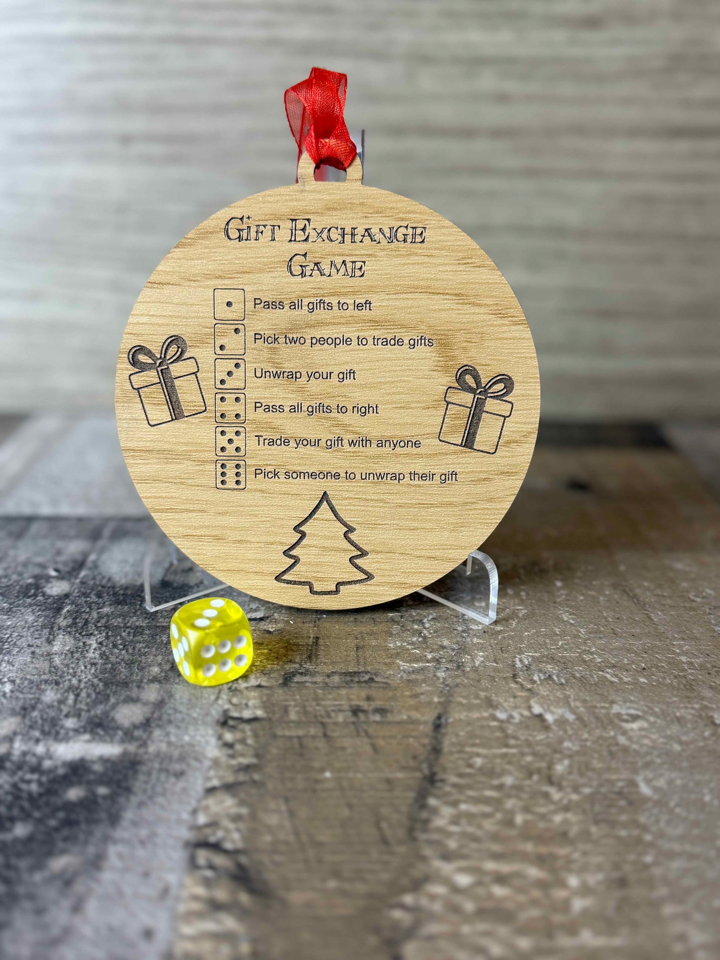 Dice Gift Exchange - Ornament