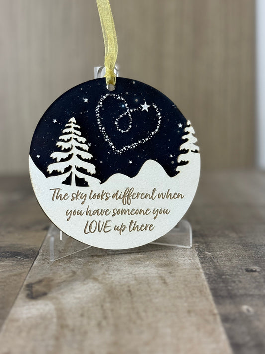 The Sky Looks Different - Ornament