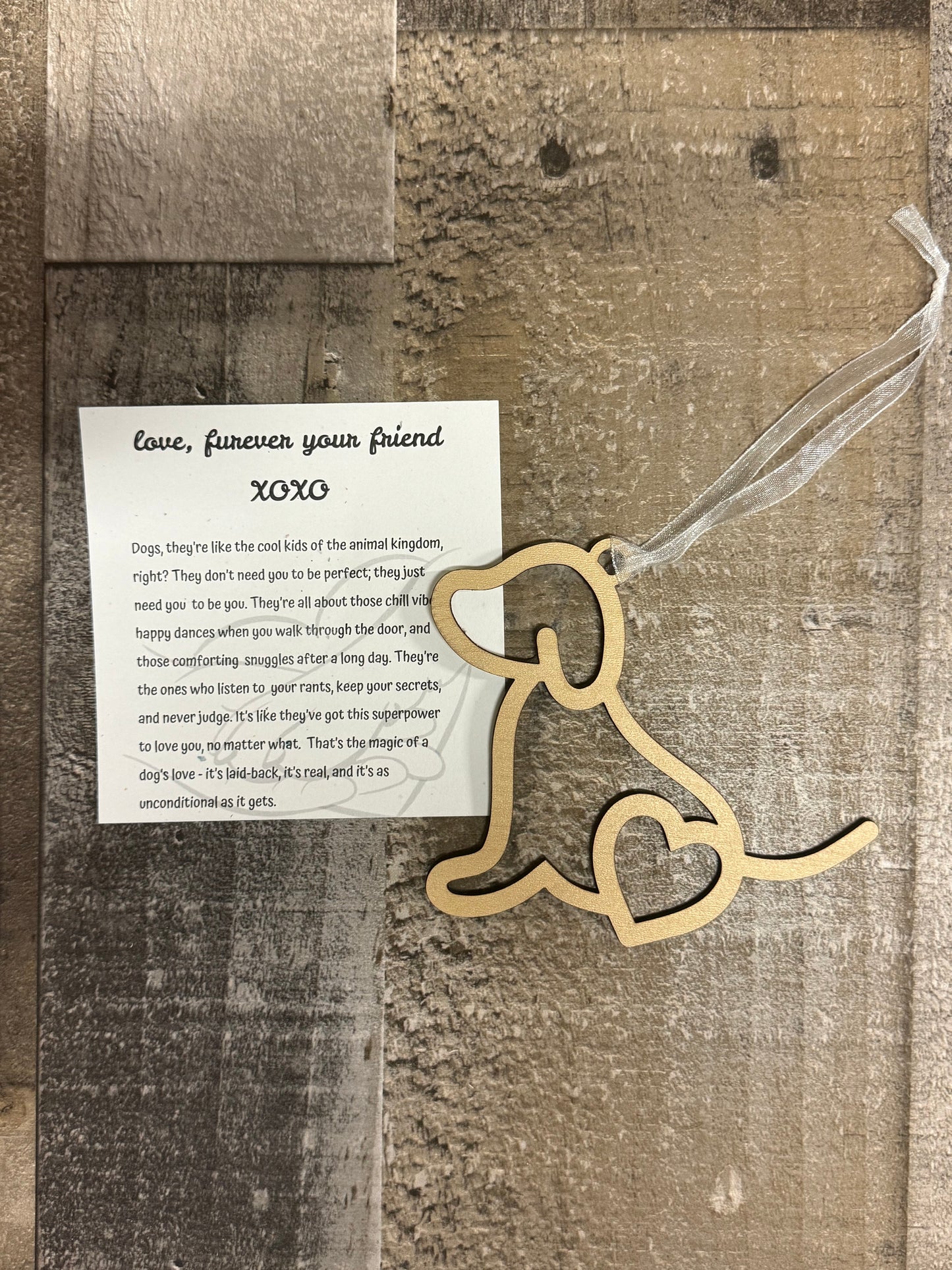 Dog: Story - Ornament