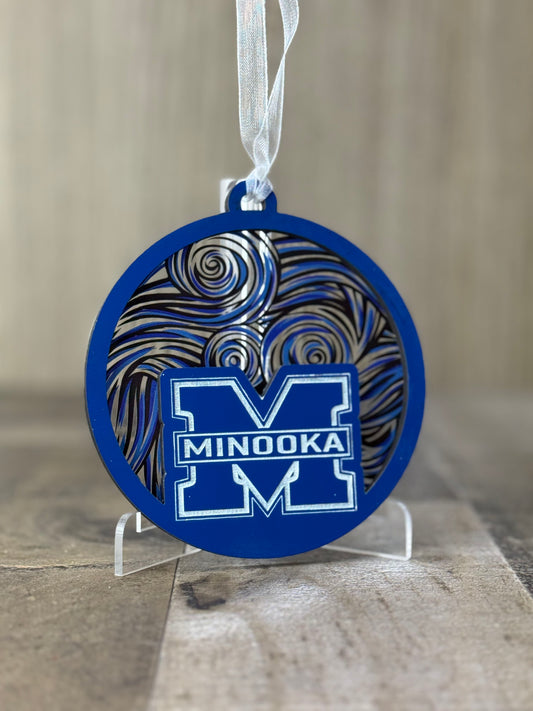 School Spirit Ornament - Minooka 201