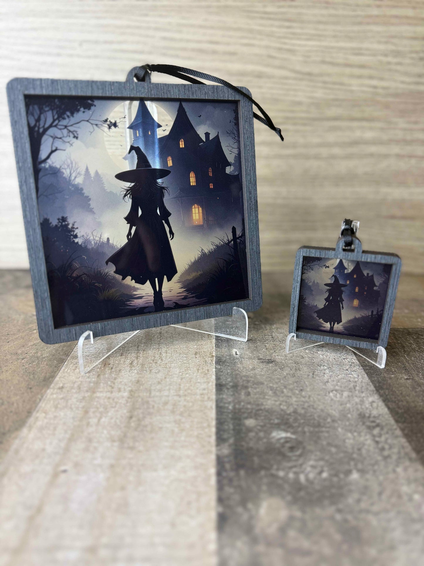 Walking Witch - Suncatcher / Ornament
