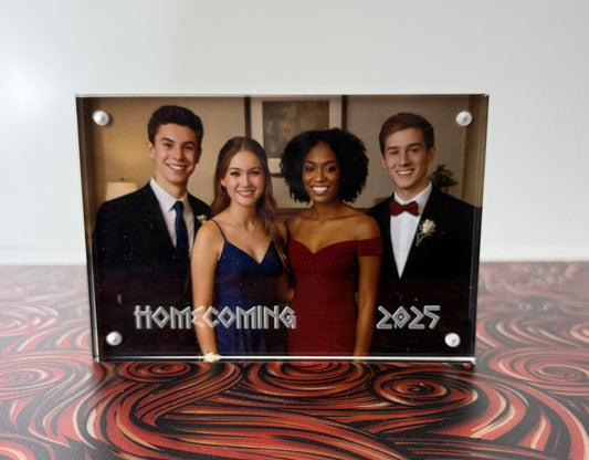Homecoming 4x6 acrylic frame