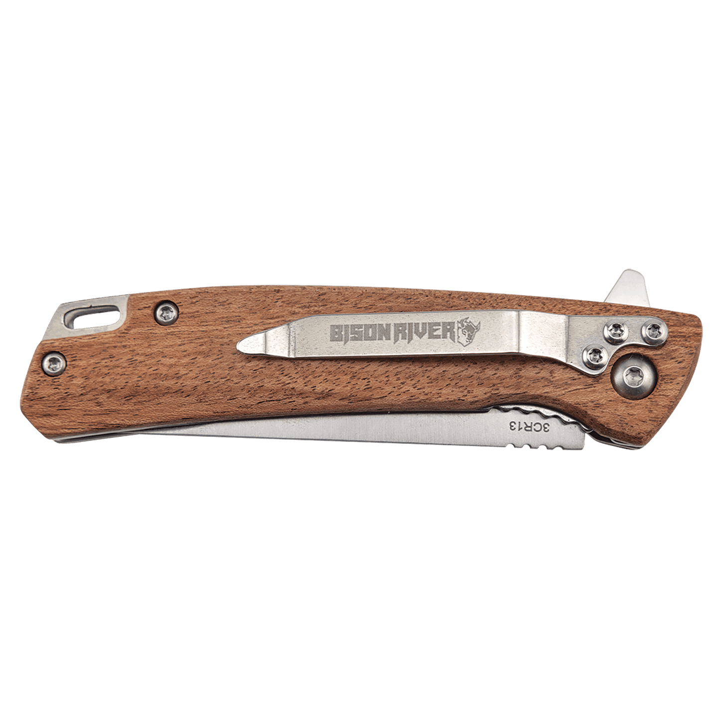 Bison River Everyday Carry Knife with Ball Bearing Open Mechanism -  4"