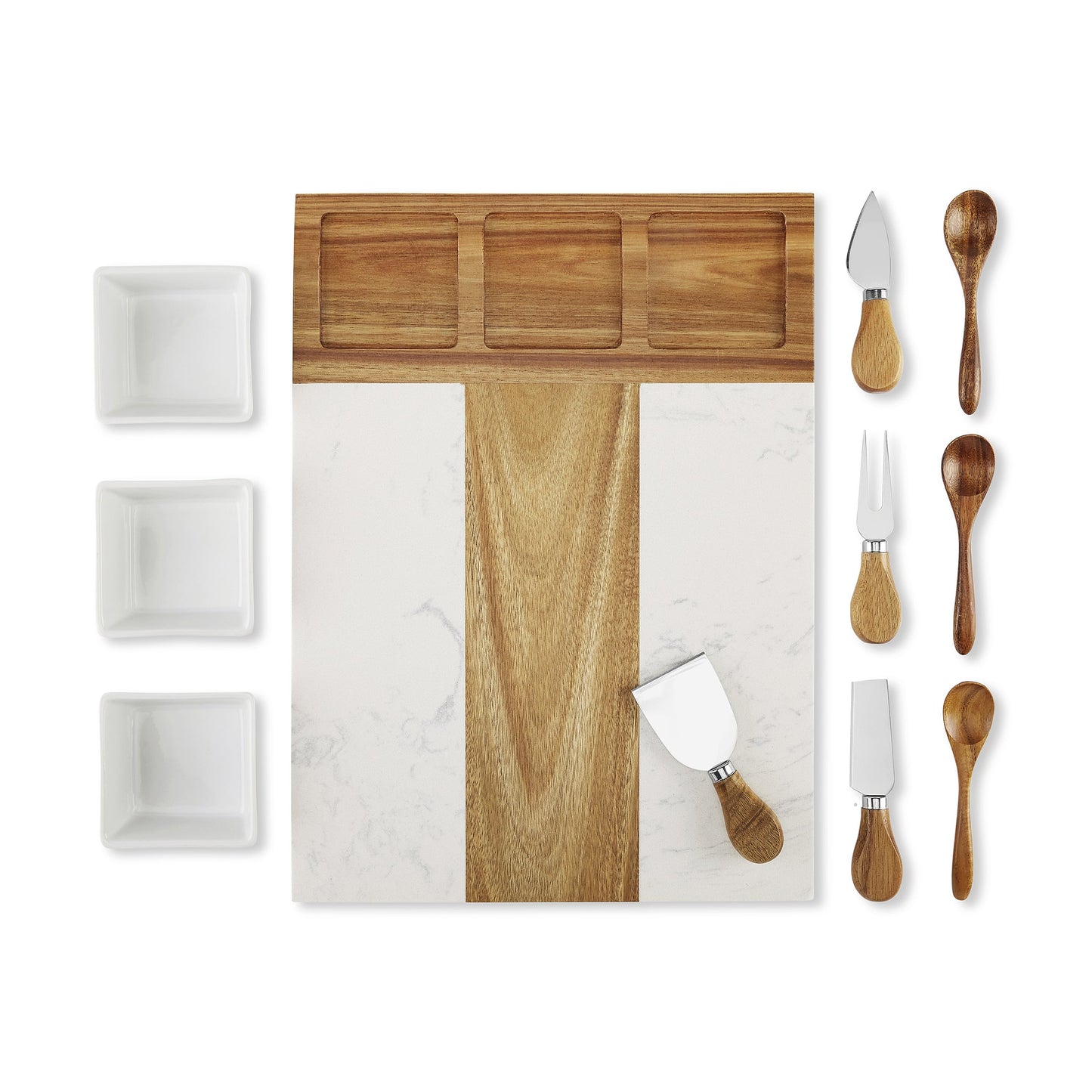 Marble Charcuterie Board Set