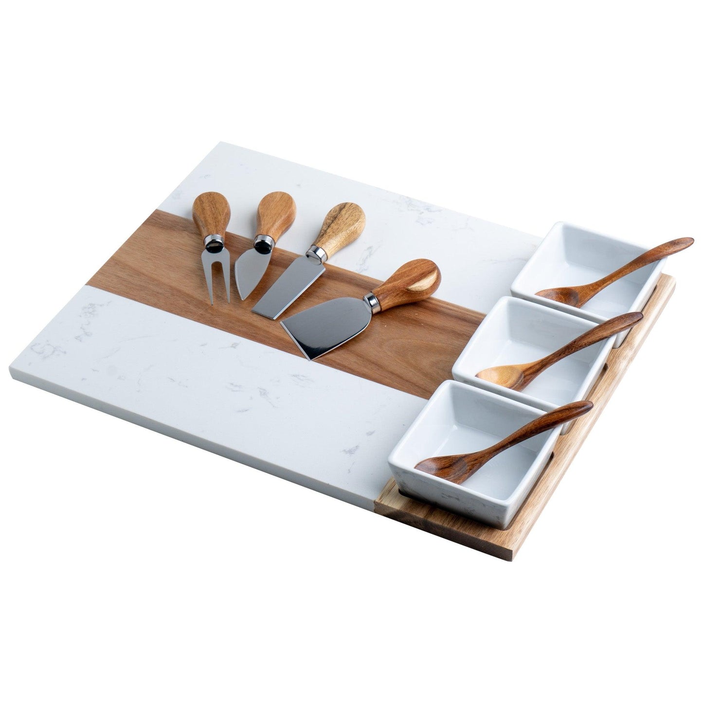 Marble Charcuterie Board Set