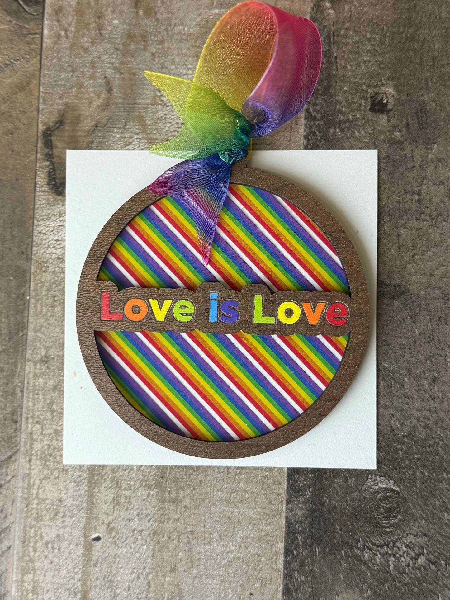 Love is Love Ornament