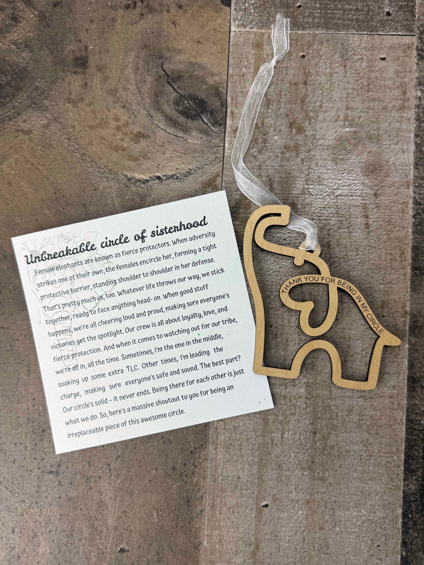 Elephant: Story - Ornament