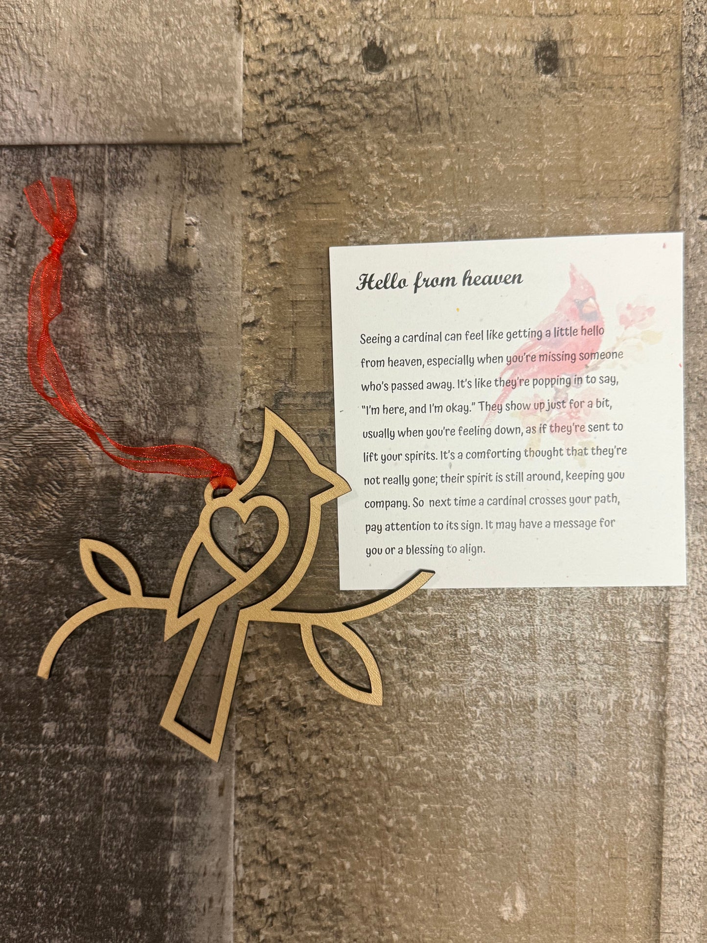 Cardinal: Story - Ornament