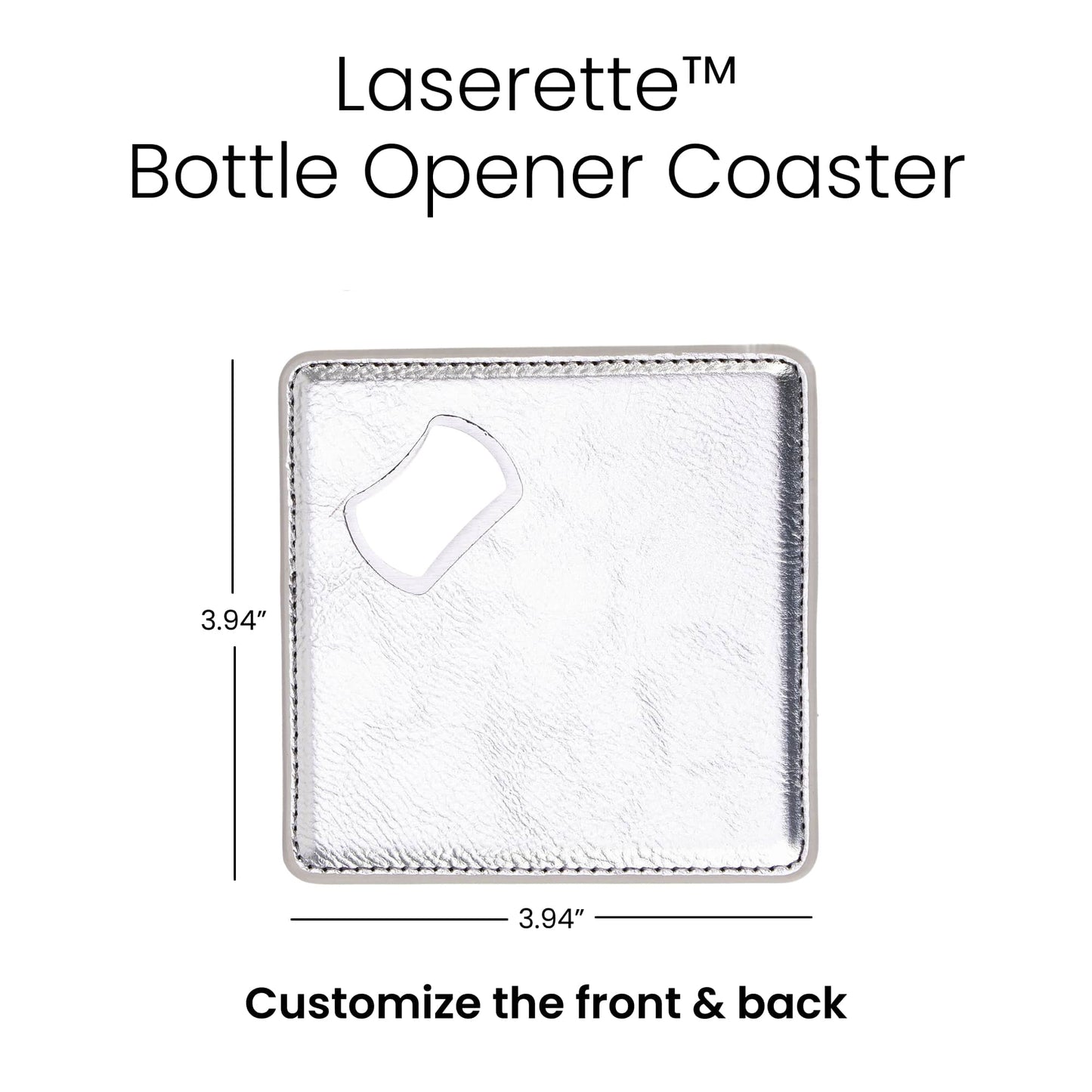 Laserette Bottle Opener Coaster