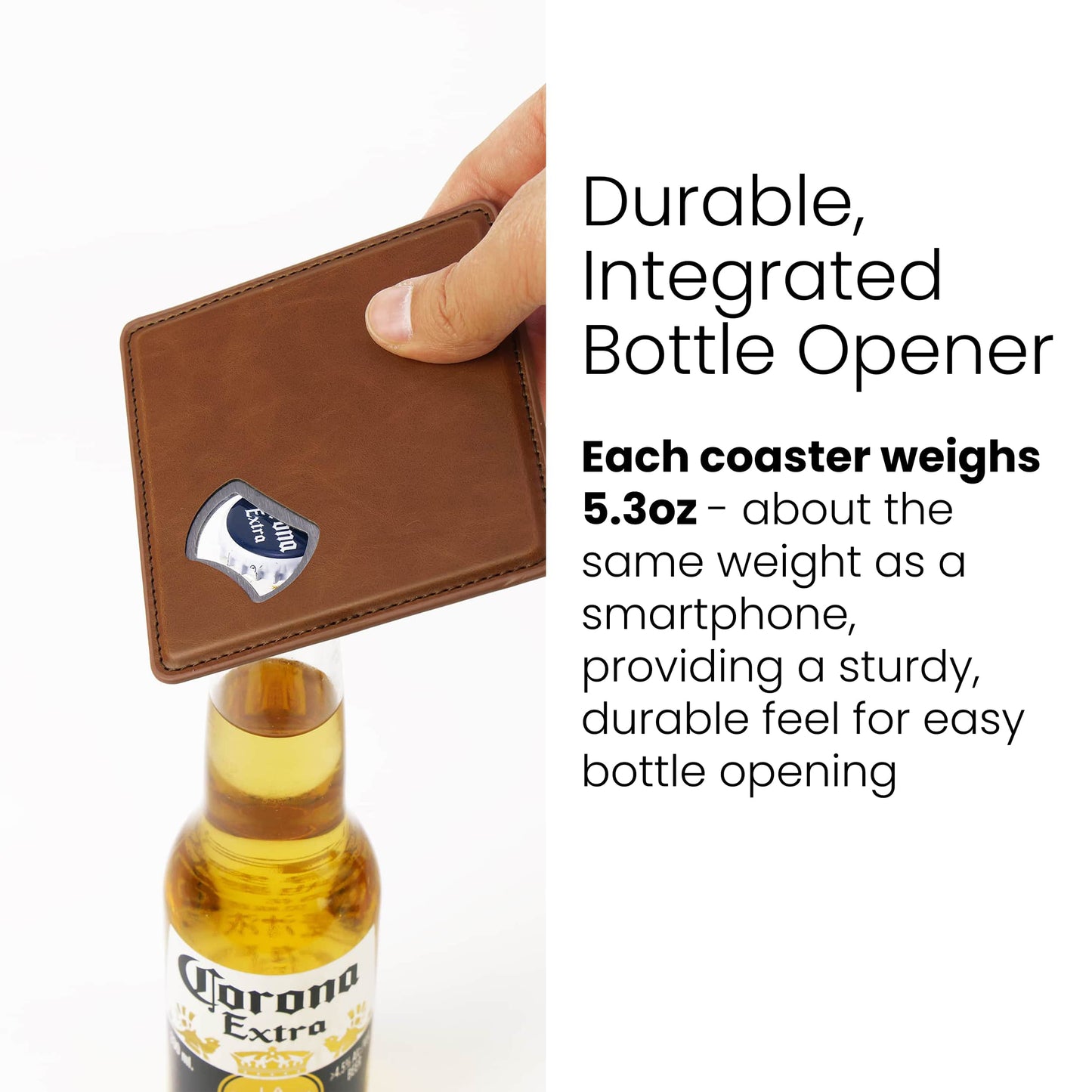 Laserette Bottle Opener Coaster
