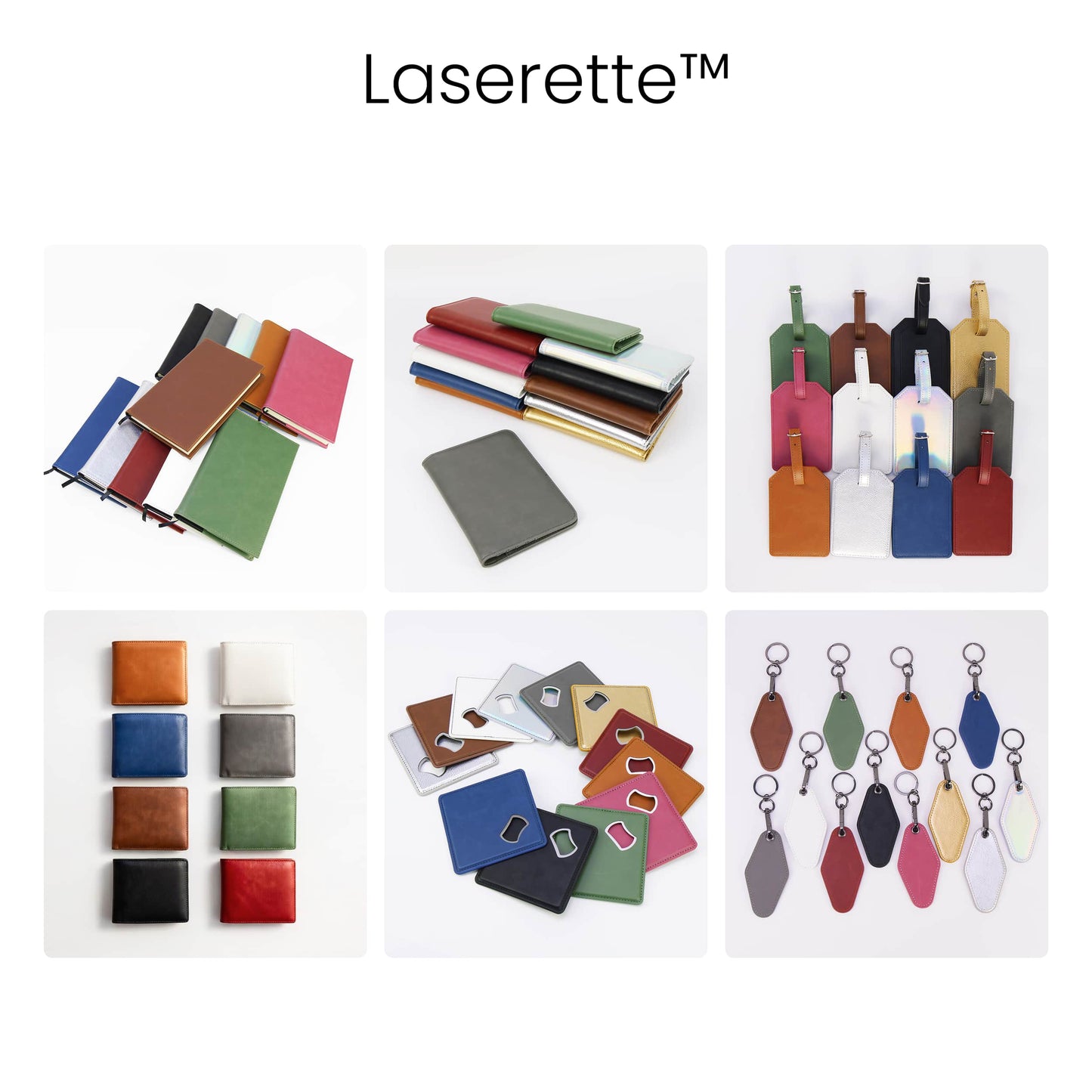 Laserette Men's bi-fold wallet
