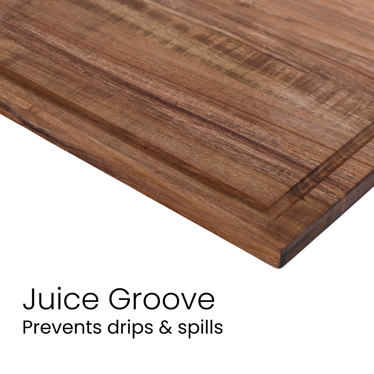 Marble & Acacia Wood Cutting Board with Juice Groove