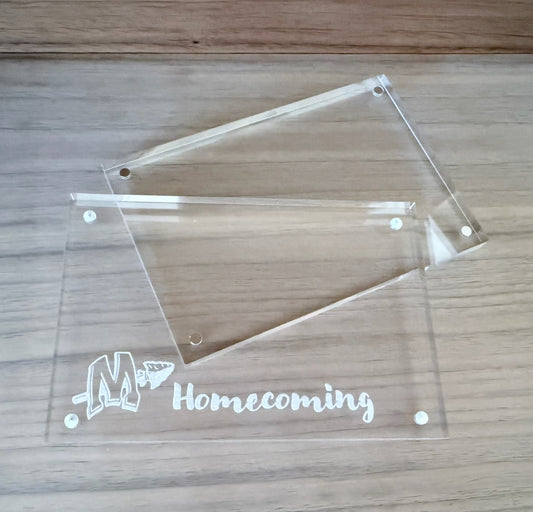 4x6 acrylic frame - Minooka Homecoming (landscape)