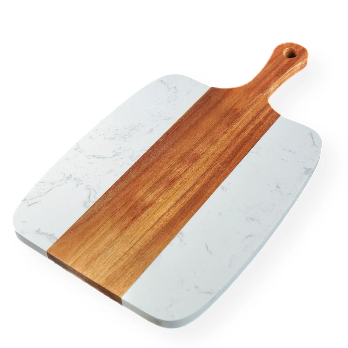 Marble Handle Serving Board with 4 Serving Tools