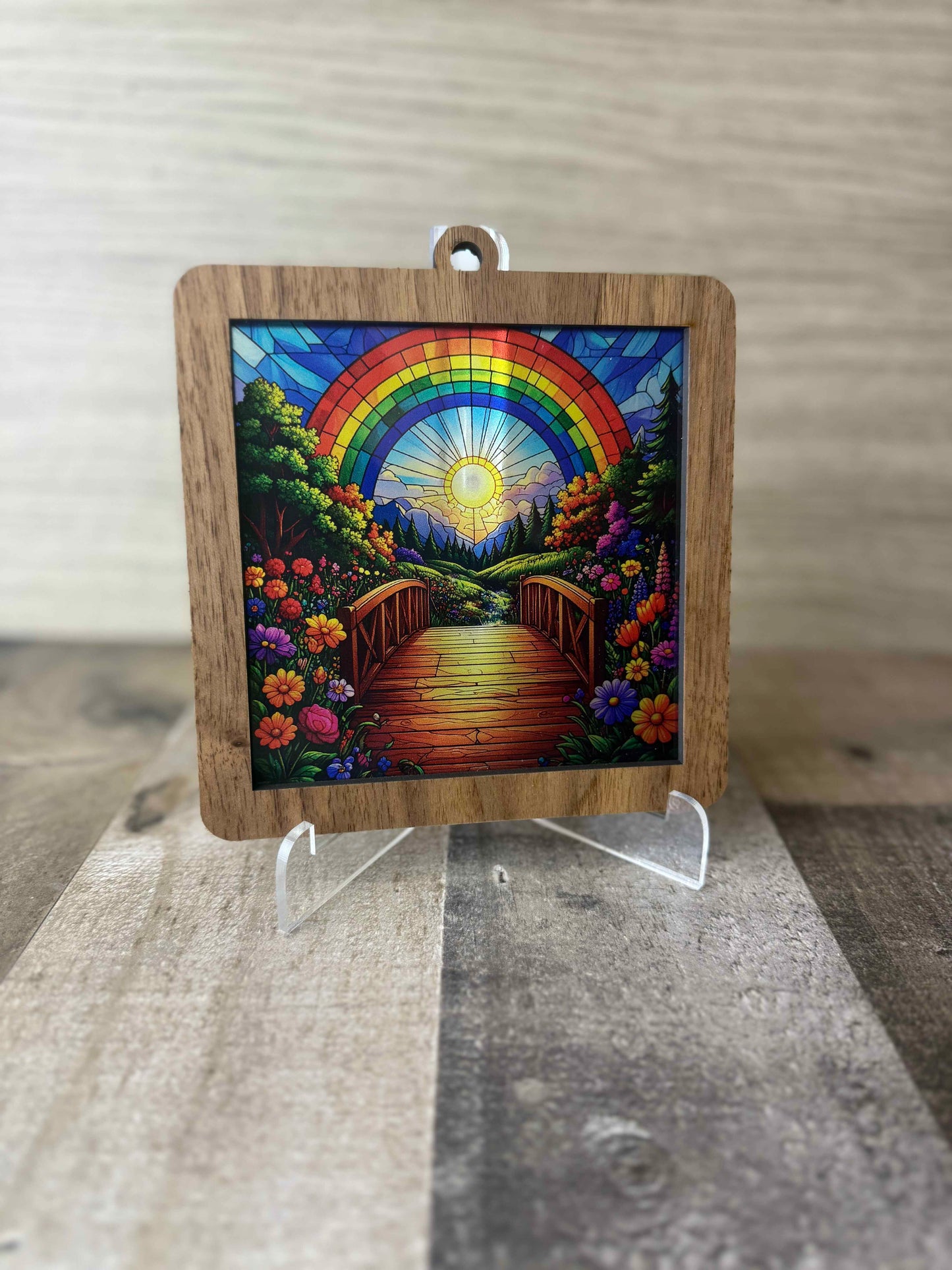 Rainbow Bridge - Suncatcher / Ornament