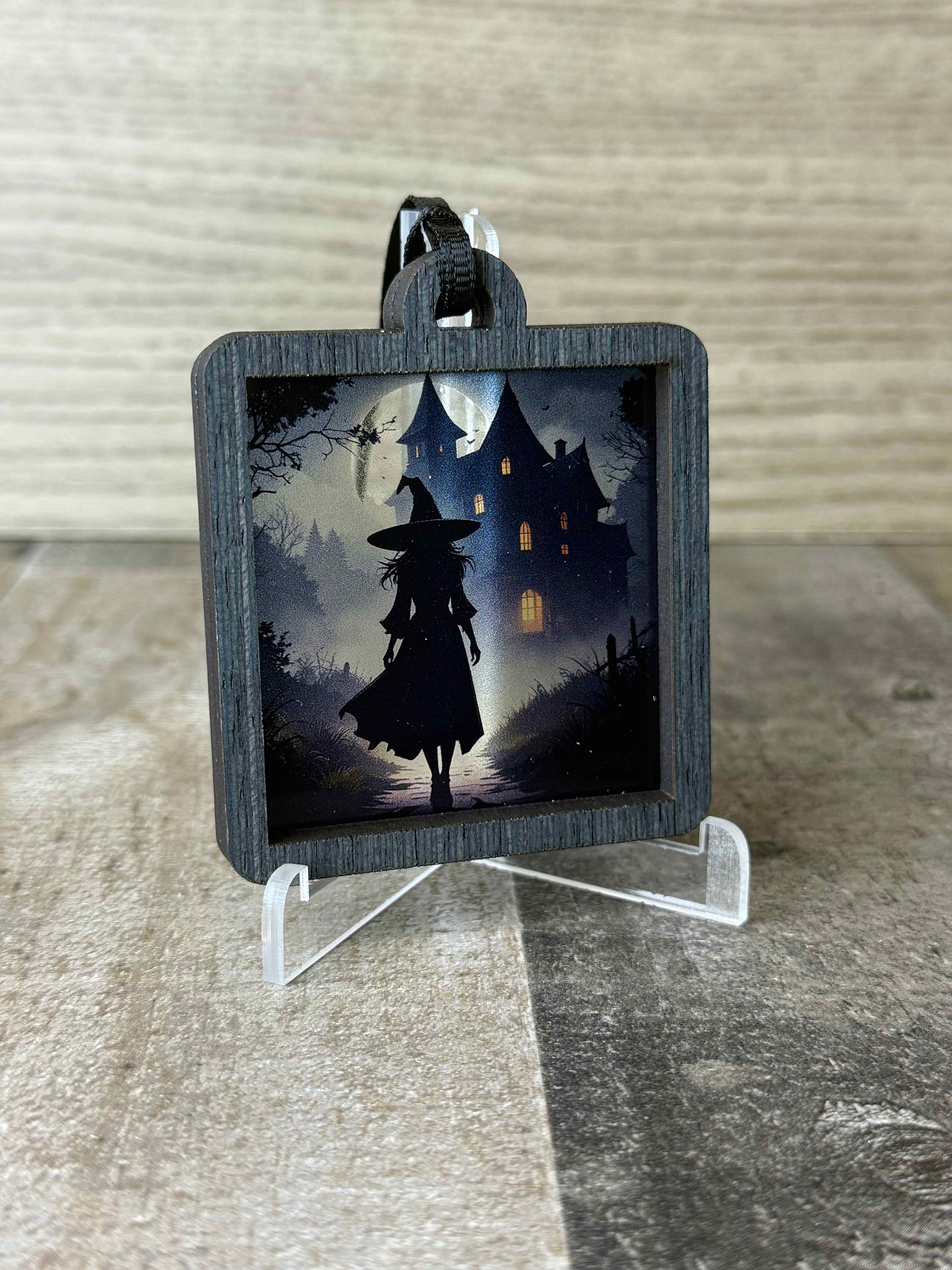 Walking Witch - Suncatcher / Ornament