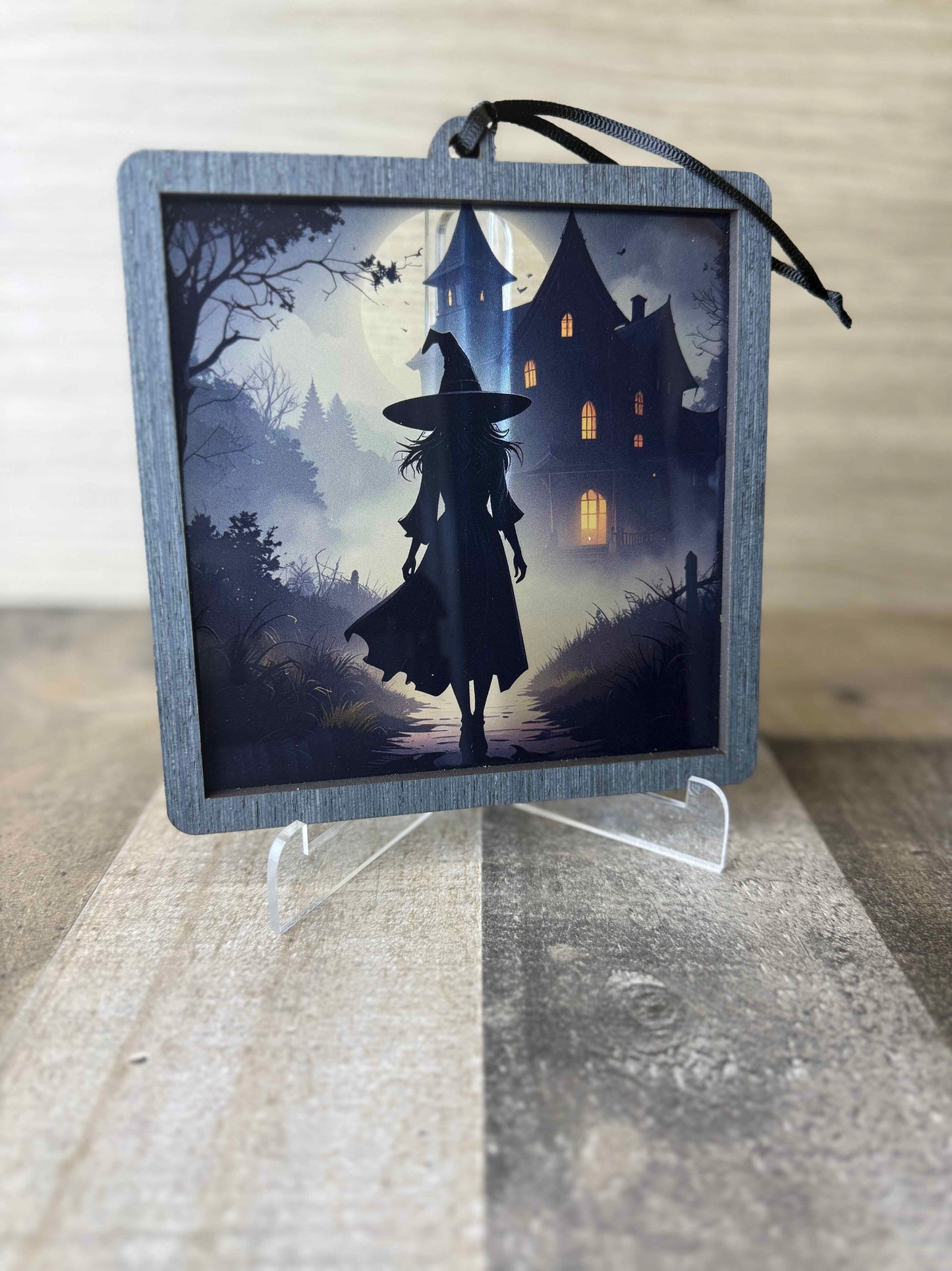 Walking Witch - Suncatcher / Ornament